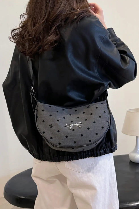 'Jolene' Bowknot Polyester Crossbody Bag - Celes Fashion